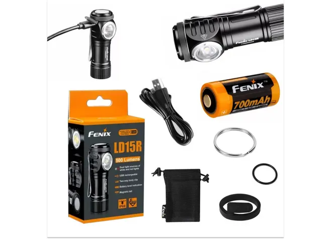 Ліхтар Fenix LD15R Cree XP-G3, чорний Фото 2
